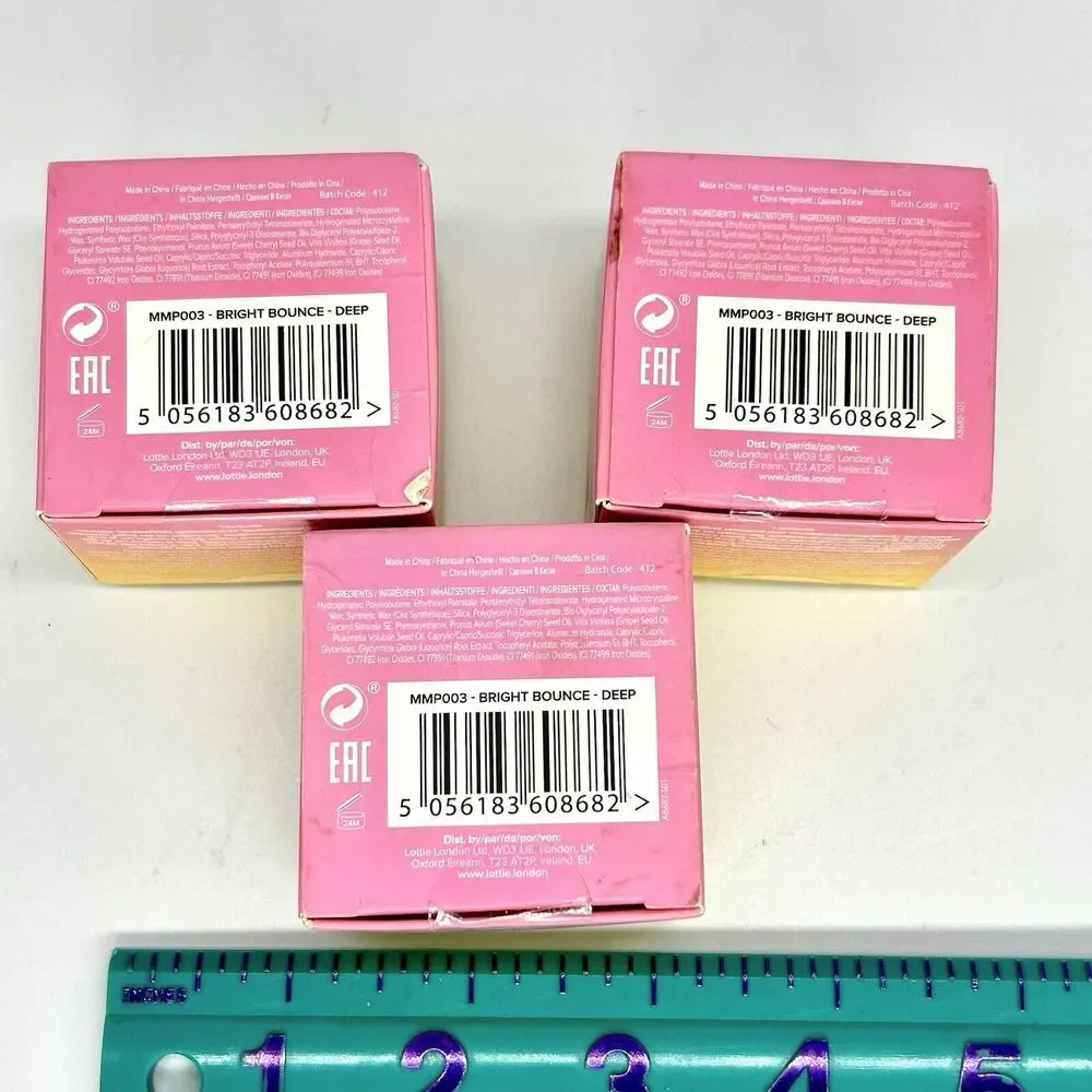 3 Lot LOTTIE Undereye Corrector DEEP Bright Bounce Brightening Cream 0.19oz NEW